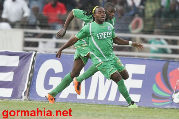 Selenga after scoring for Gor Mahia