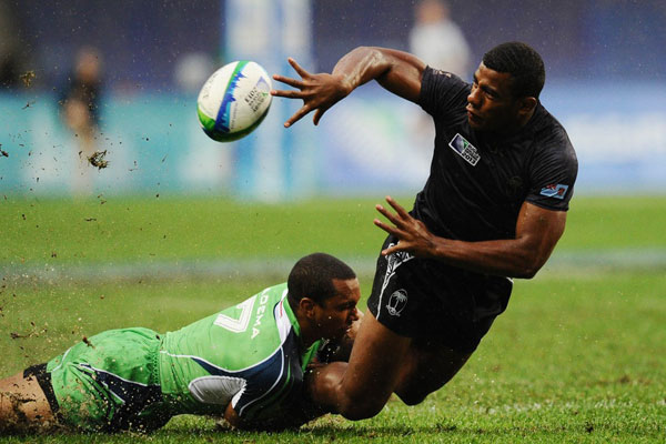 Biko Adema vs Fiji 2013 Rugby World cup