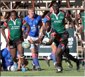 Kenya vs Namibia Tri Nations rugby 2013