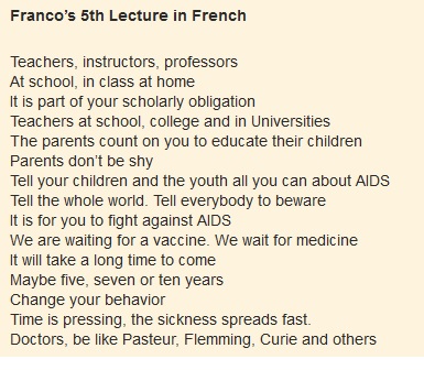 Franco's Attention Na Sida (Translated) - Kenya Page